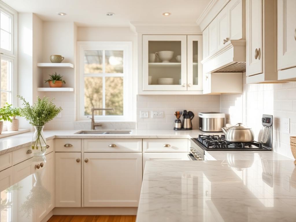 A sparkling clean kitchen